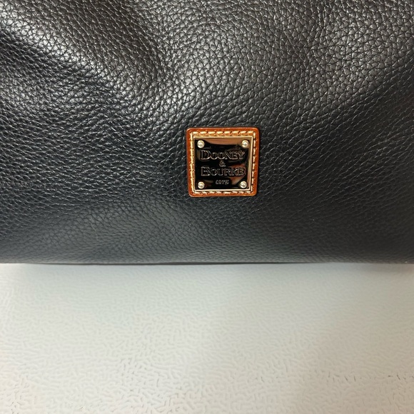 Dooney & Bourke Black Pebbled Leather Tote - Picture 3 of 15